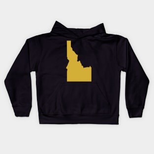 Idaho state map Kids Hoodie